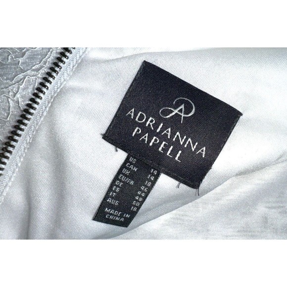 Womens White Lace Dress Formal Size 14 Short Simple Wedding Dress - Picture 9 of 16